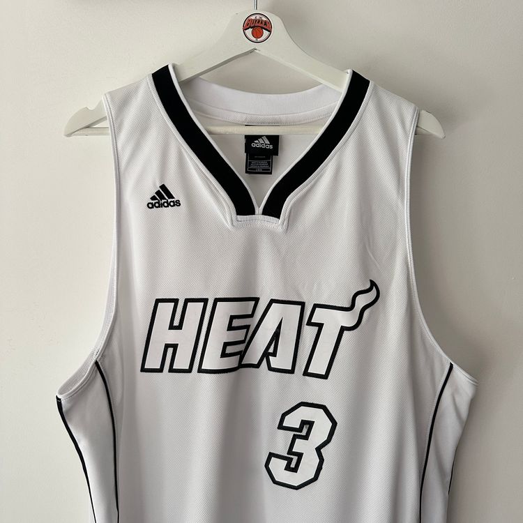 Miami Heat Dwayne Wade Adidas jersey - Large (Fits XL) image 1