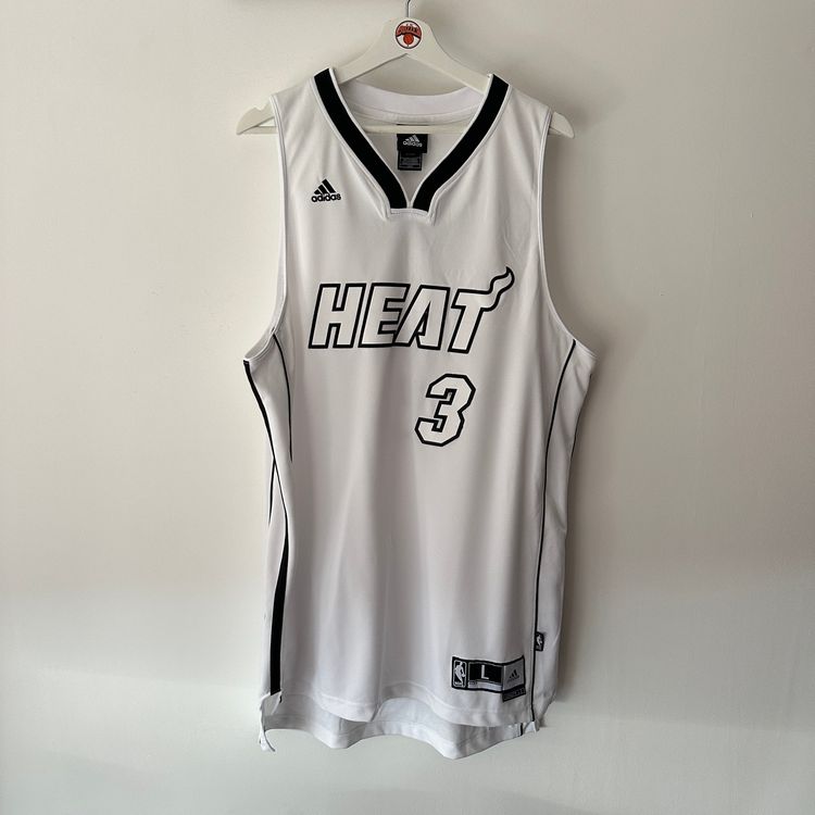 Miami Heat Dwayne Wade Adidas jersey - Large (Fits XL) image 5