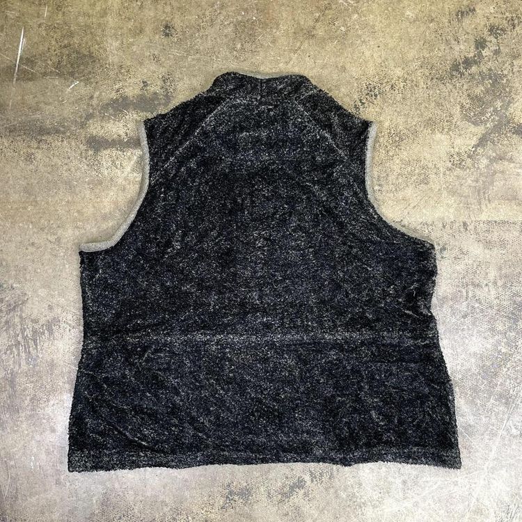 Woolrich Fleece Y2K Vintage Gilet Vest Sleeveless Jacket, Grey, Womens 2XL image 4