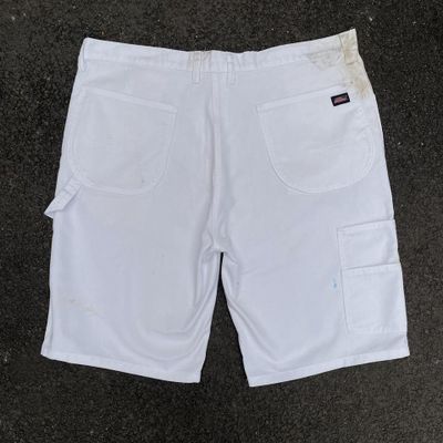 DICKIES WHITE CARPENTER WORKWEAR SHORTS