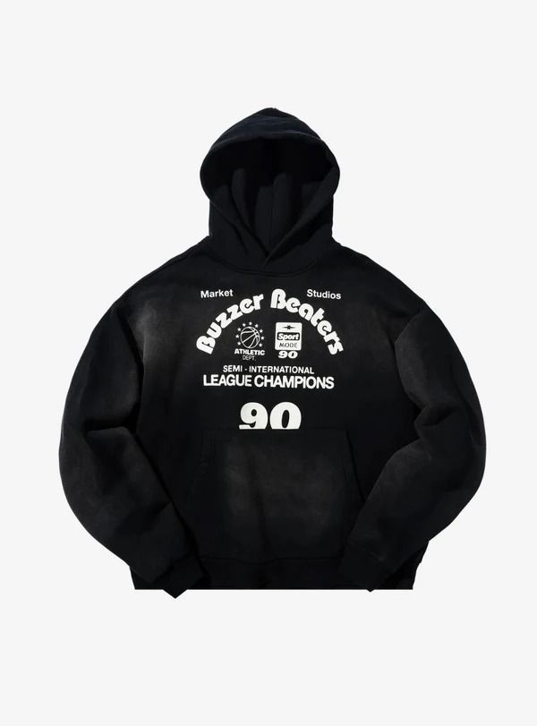 Market Studios Buzzer Beaters Hoodie Black