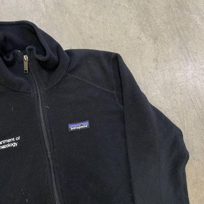 Patagonia Fleece Tech Full-Zip Vintage Jacket, Black, Womens Small 3