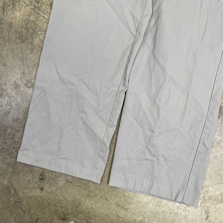 Levis Chino Trousers Straight Leg Vintage Y2K Pants, Grey, Mens 36x31 2