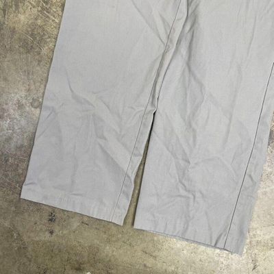 Levis Chino Trousers Straight Leg Vintage Y2K Pants, Grey, Mens 36x31 2