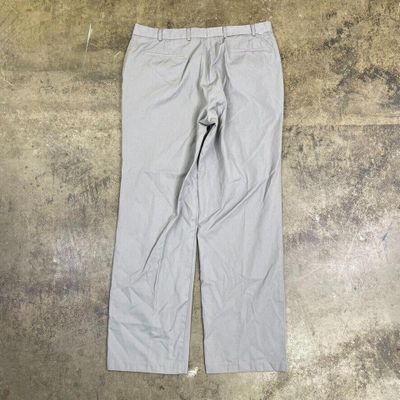 Levis Chino Trousers Straight Leg Vintage Y2K Pants, Grey, Mens 36x31 4