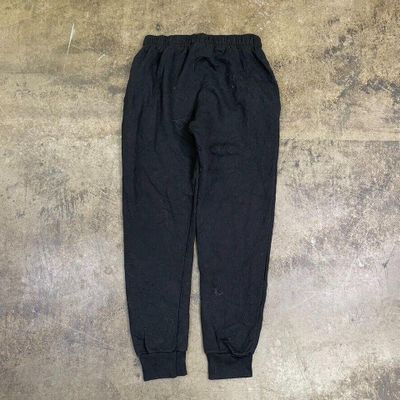 Champion Joggers Y2K Straight Leg Cotton Sports Track Pants, Black, Mens Small 3