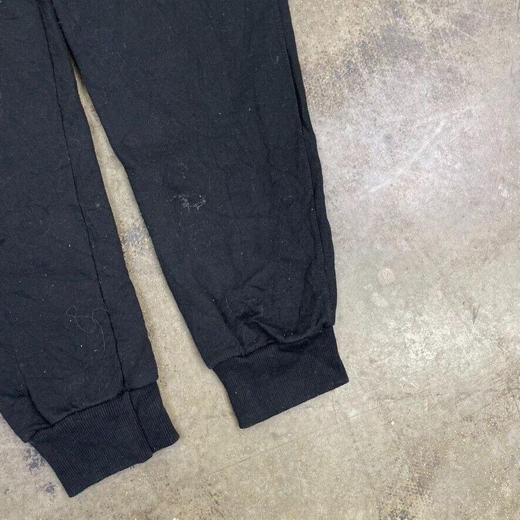 Champion Joggers Y2K Straight Leg Cotton Sports Track Pants, Black, Mens Small 4