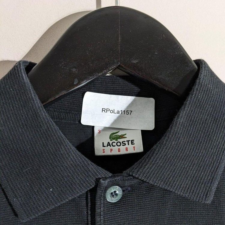 Lacoste Sport Polo Shirt - Size XS - Black imagen 4