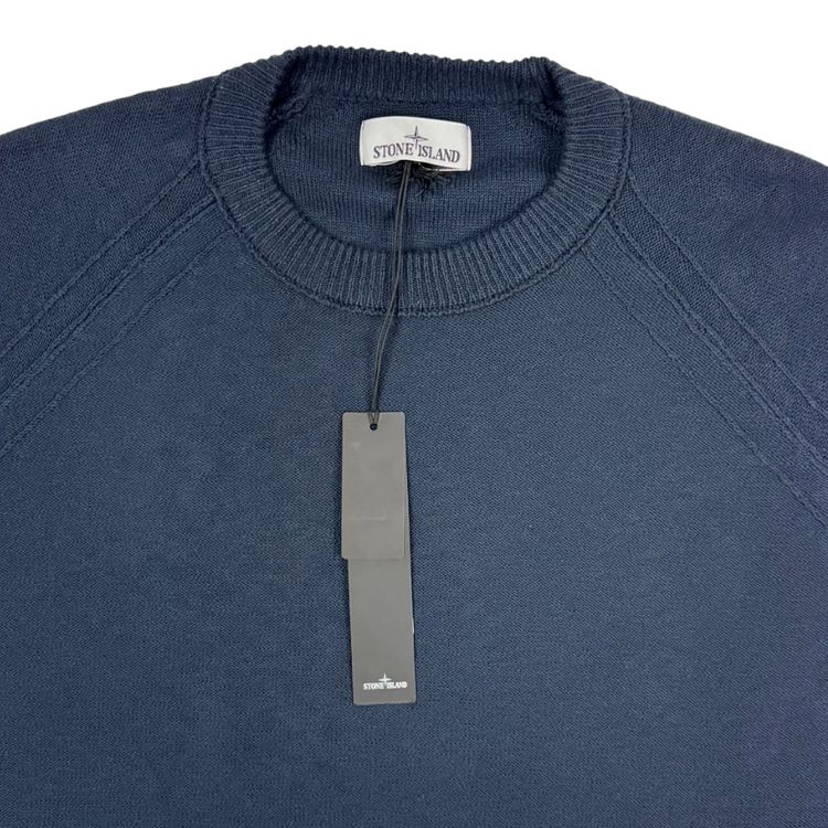 Jersey Stone Island cuello redondo azul marino - talla 2XL 2