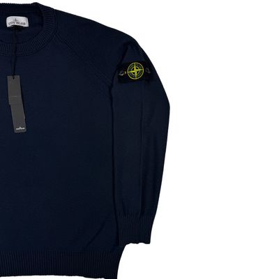 Jersey Stone Island cuello redondo azul marino - talla 2XL 6