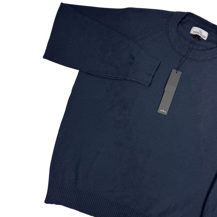 Jersey Stone Island cuello redondo azul marino - talla 2XL 3