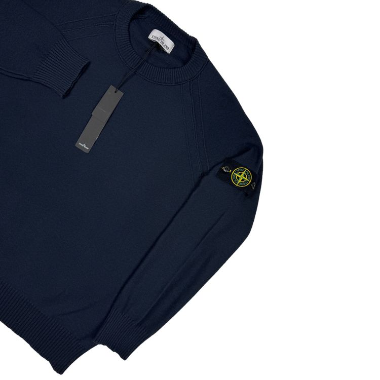 Jersey Stone Island cuello redondo azul marino - talla 2XL 5