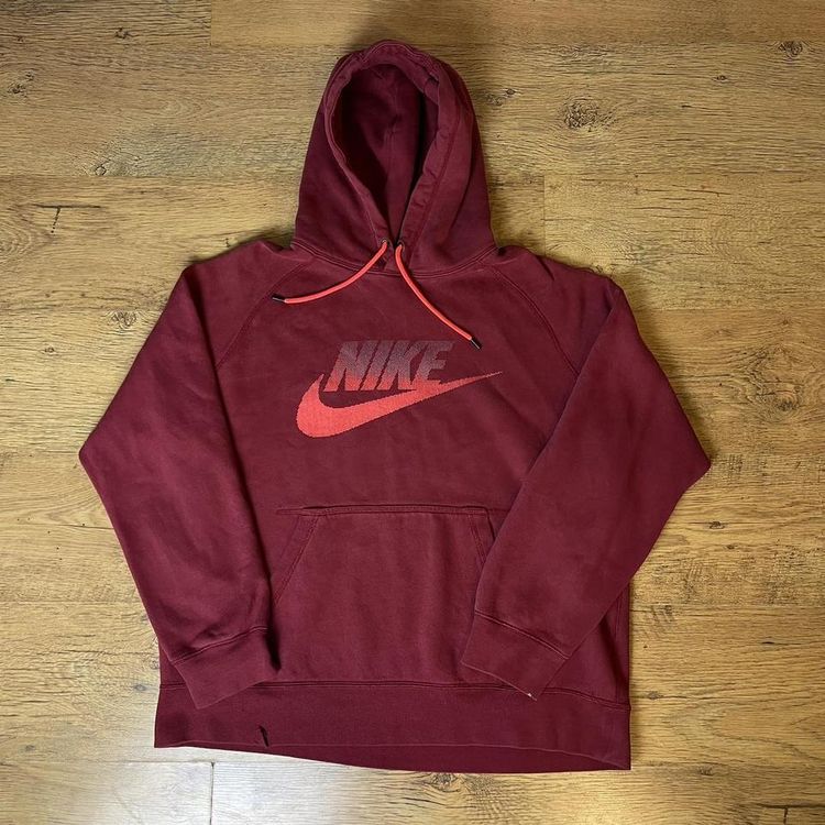 Vintage Nike Club Spell-out Printed Graphic Hoodie image 1