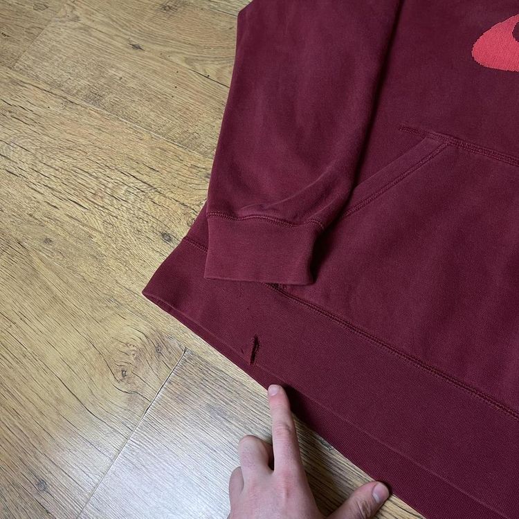 Vintage Nike Club Spell-out Printed Graphic Hoodie image 4