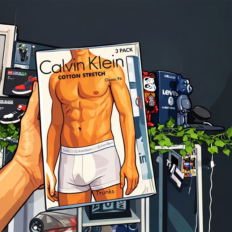 (CHOOSE SIZE. S-M) Men’sCalvin Klein Cotton Stretch Trunks 3 Pack