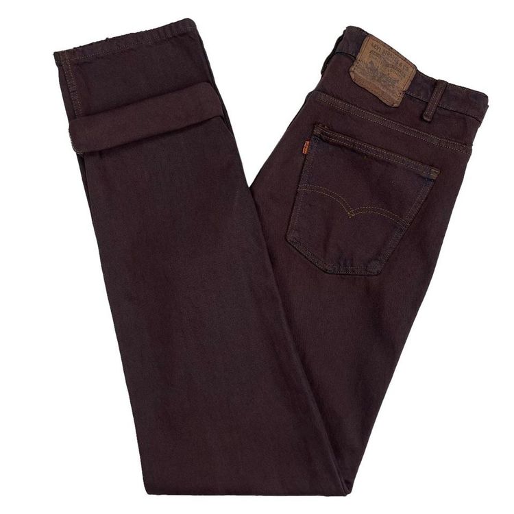 Levi's Levi's Vintage Orange Tab 509 Slim Fit Olive Denim Jeans USA Made W36 L36 product image