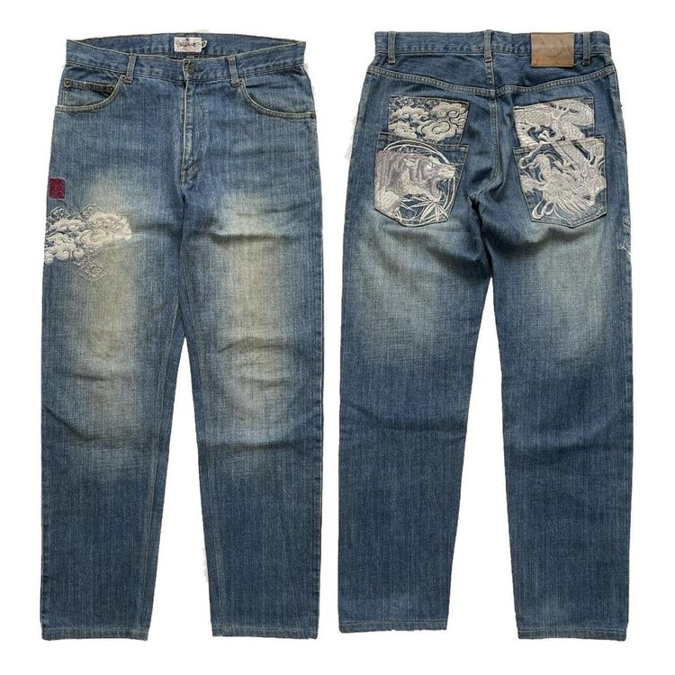 Other Karakuri Tamashi Japanese Embroidered Jeans product image