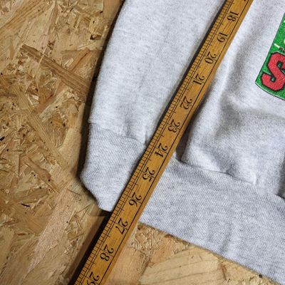 Vintage oneita NCAA Louisville Cardinals Jumper Sweatshirt Made in USA - L Grey 8