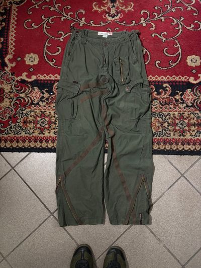 Green Cargo Pants Y2K