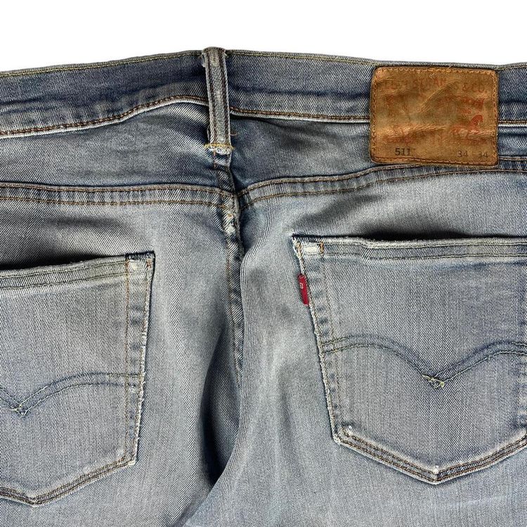 Vintage Levis 511 Slim Fit Jeans Blue 34 x 34 image 4