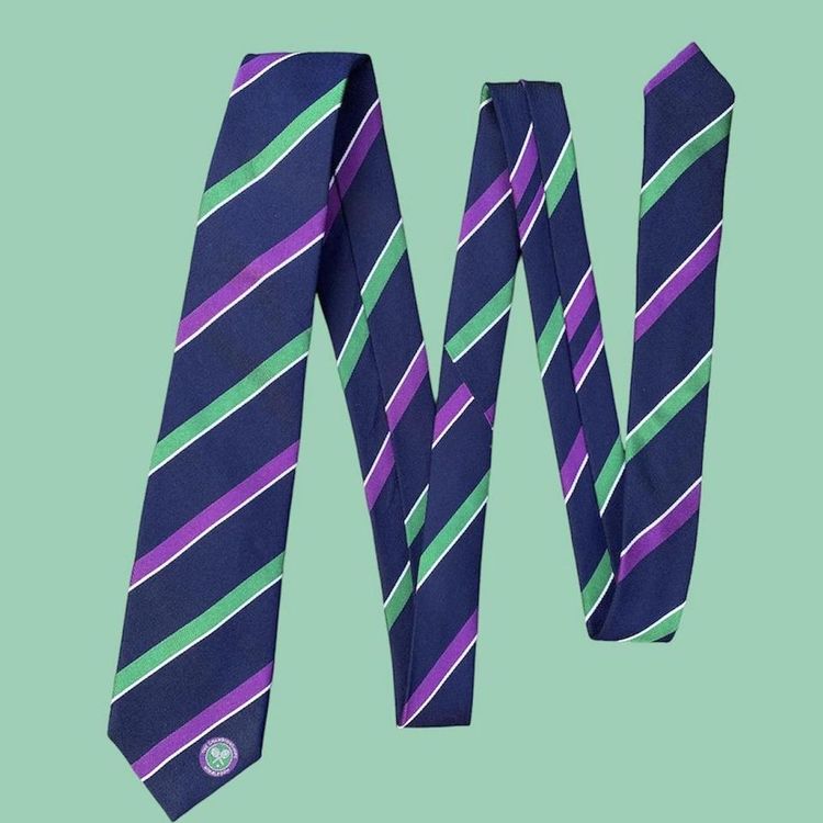 Vintage y2k official debenture wimbledon tie. image 1