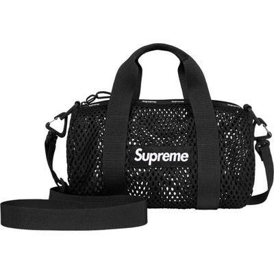 Supreme Mesh Mini Duffle Bag Black 1