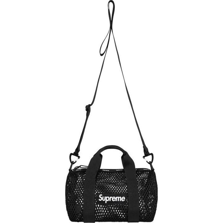 Supreme Mesh Mini Duffle Bag Black 2