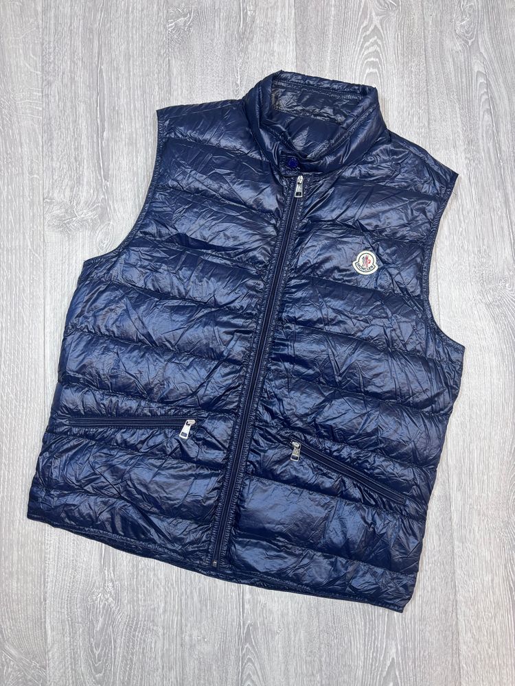 Moncler Navy gui down gilet men’s 