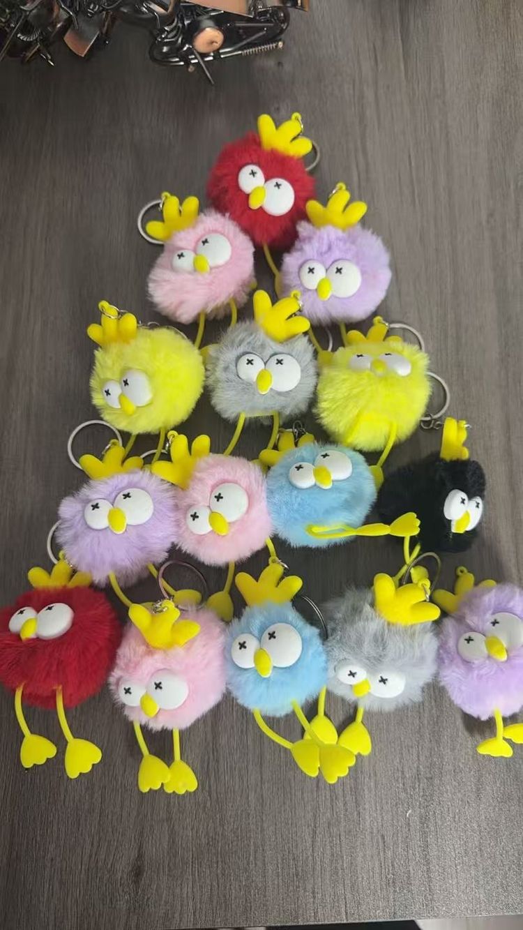 Plush Bird Keychains image 2