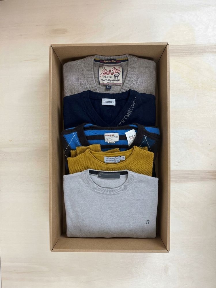 Men'S Knit Sweaters Set