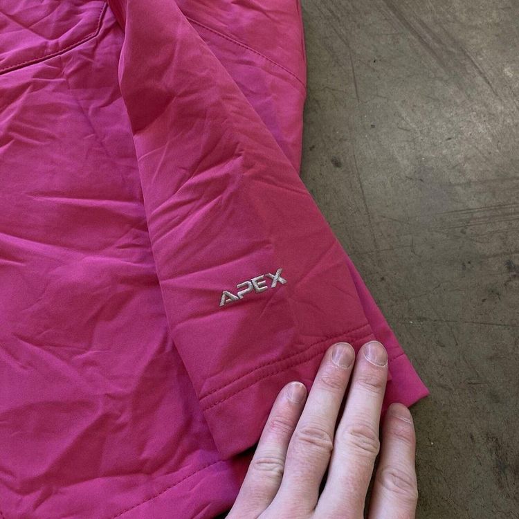 The North Face Jacket Windwall Full Zip Jacket Coat, Pink, Womens XS 3