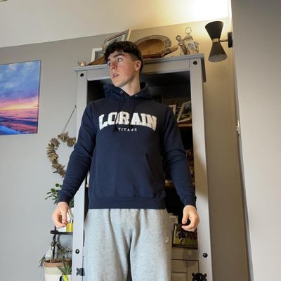Vintage Champion x Lorain Titans Embroidered Hoodie 3