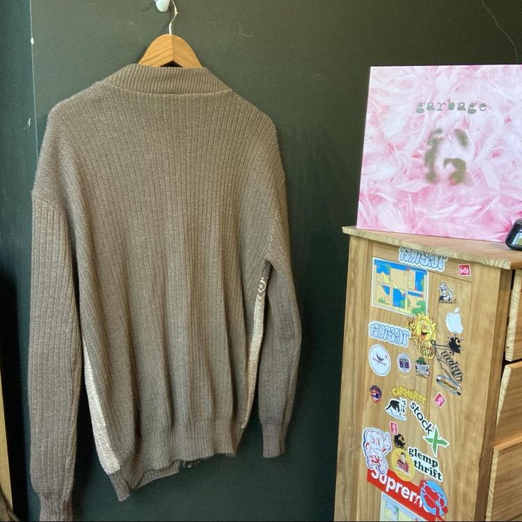 Vintage Zip Up Patterned Cardigan image 5