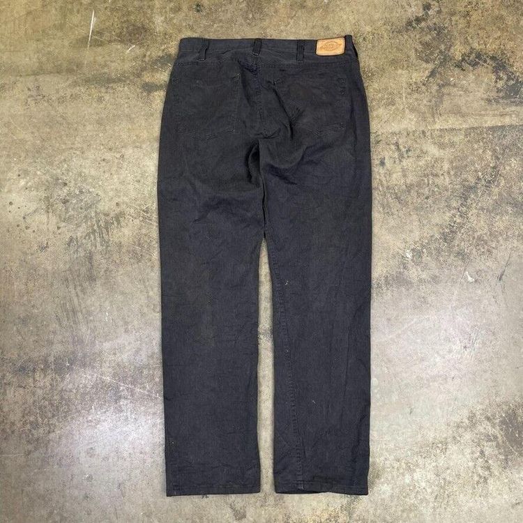 Dickies Trousers Original Fit Carpenter Workwear Pants, Black, Mens 34 2
