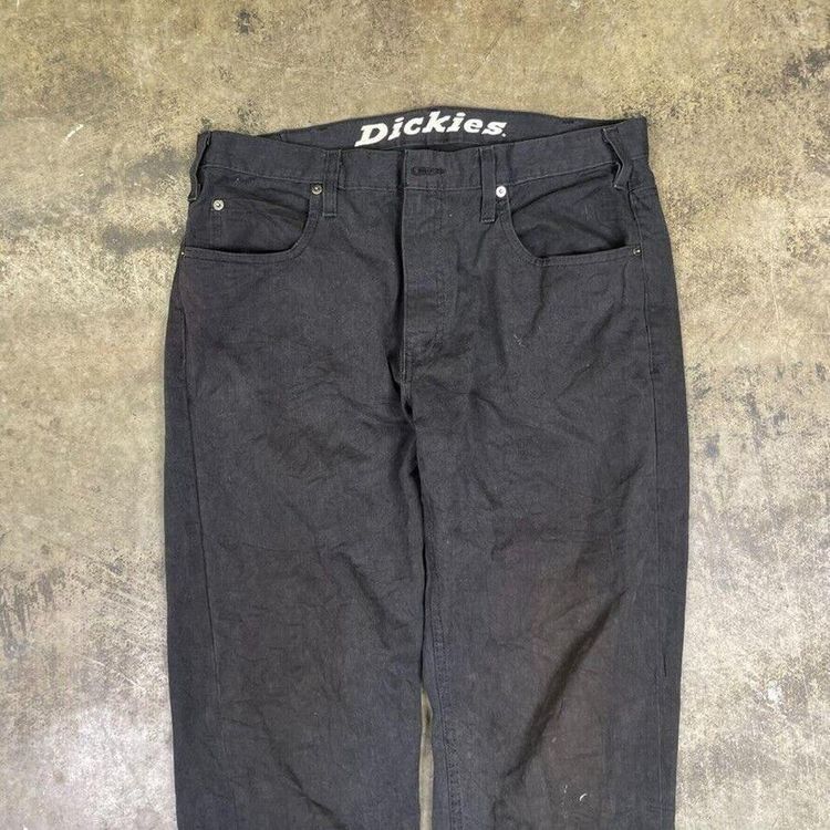 Dickies Trousers Original Fit Carpenter Workwear Pants, Black, Mens 34 4