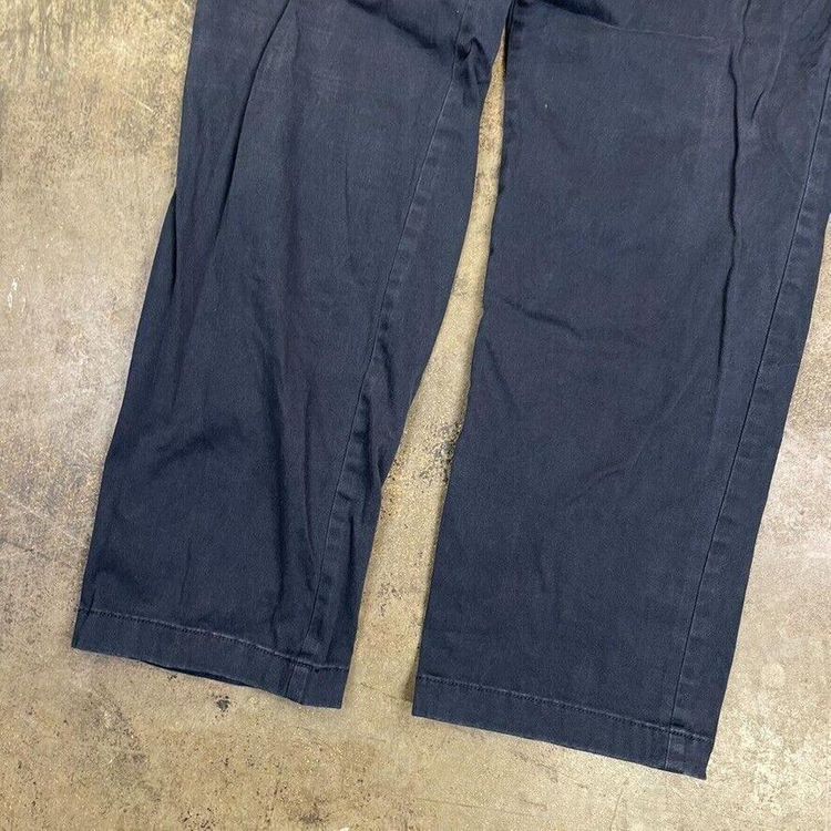 Nautica Trousers Chino Golf 90s Straight Leg Pants, Navy, Mens 36x30 2