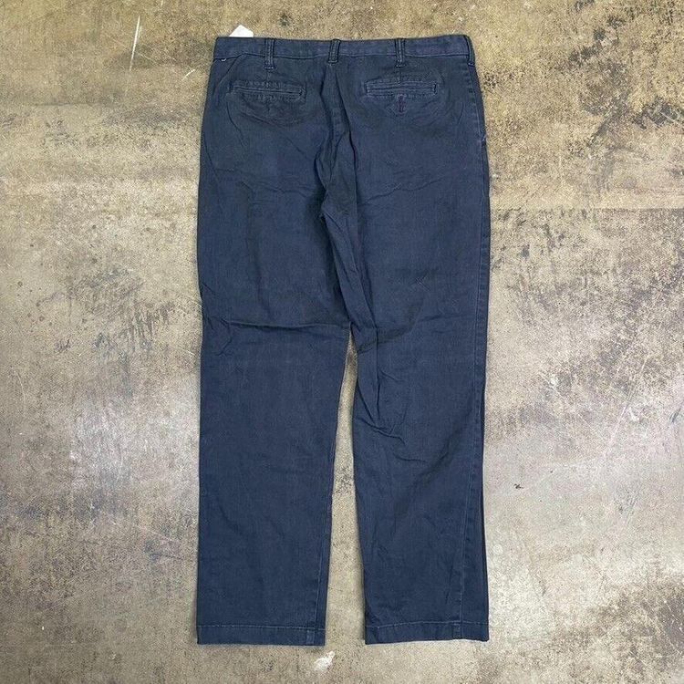Nautica Trousers Chino Golf 90s Straight Leg Pants, Navy, Mens 36x30 7