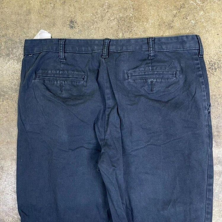 Nautica Trousers Chino Golf 90s Straight Leg Pants, Navy, Mens 36x30 8