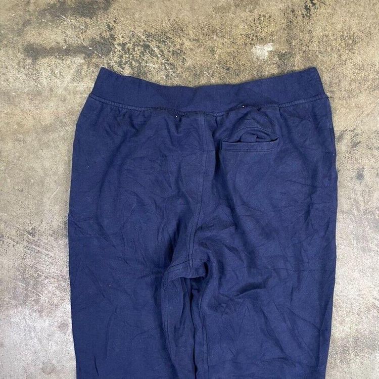 Champion Joggers Sports Vintage Gym Tracksuit Bottoms, Navy Blue, Mens Medium 5