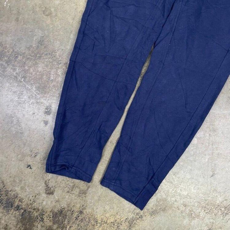 Champion Joggers Sports Vintage Gym Tracksuit Bottoms, Navy Blue, Mens Medium 8