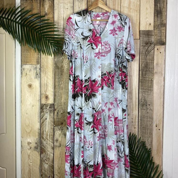 Vintage 90s Flower pattern Dress image 1