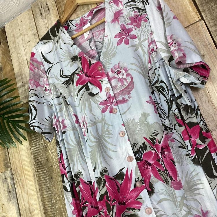 Vintage 90s Flower pattern Dress image 3