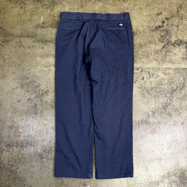 Dickies Trousers Original Fit Carpenter Workwear Pants, Navy Blue, Mens 38x30 5
