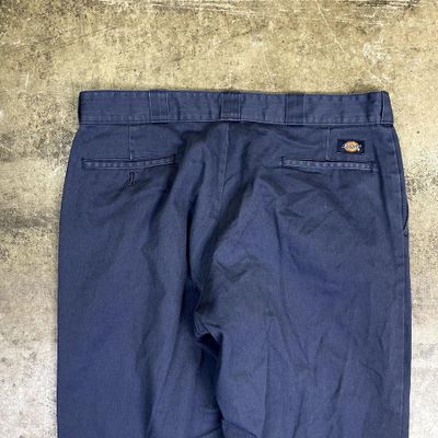 Dickies Trousers Original Fit Carpenter Workwear Pants, Navy Blue, Mens 38x30 6