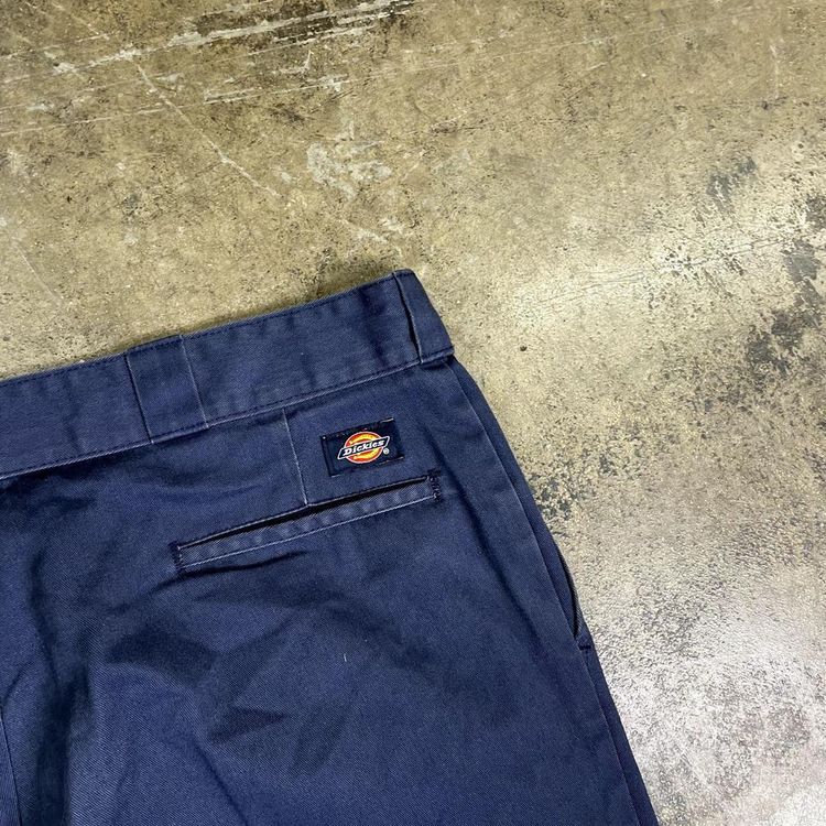 Dickies Trousers Original Fit Carpenter Workwear Pants, Navy Blue, Mens 38x30 7