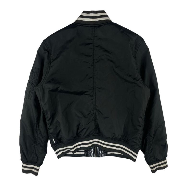 Converse Reversible Bomber Jacket Black / Polka Dot Womens Medium (UK6-8) image 5