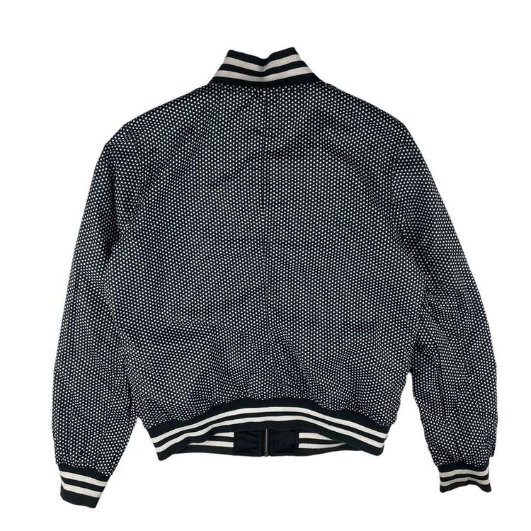 Converse Reversible Bomber Jacket Black / Polka Dot Womens Medium (UK6-8) image 6
