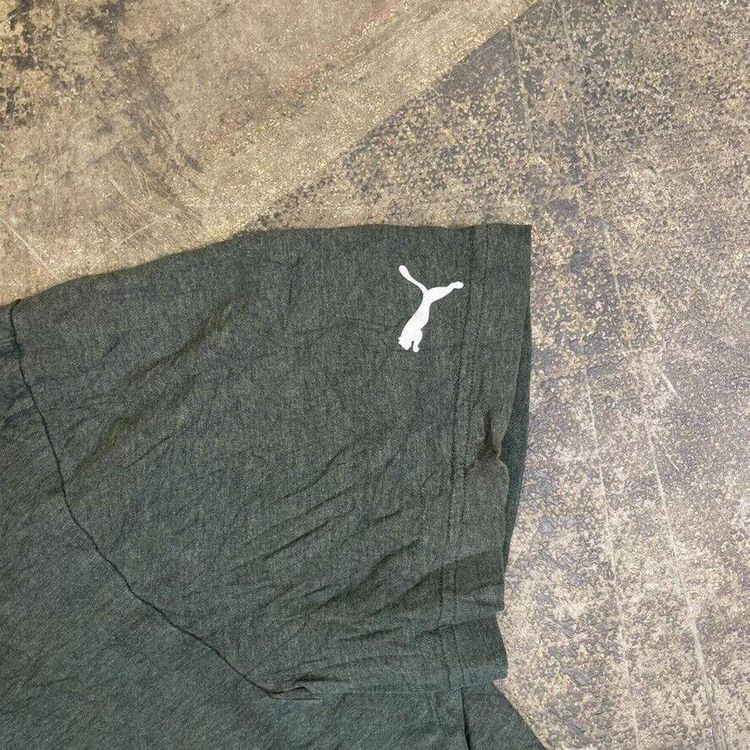 Puma T-Shirt Y2K Spellout Vintage Logo Sports Tee, Green, Mens XL 4