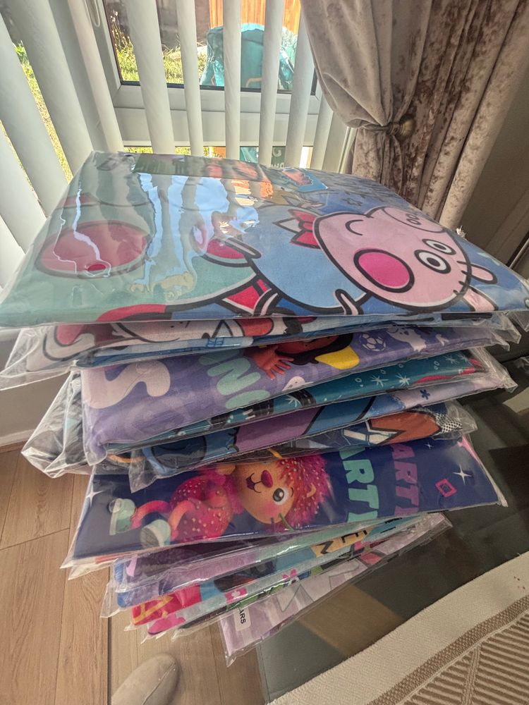 Pieces Colorful Cartoon-Themed Fabric Or Textile Pieces product image