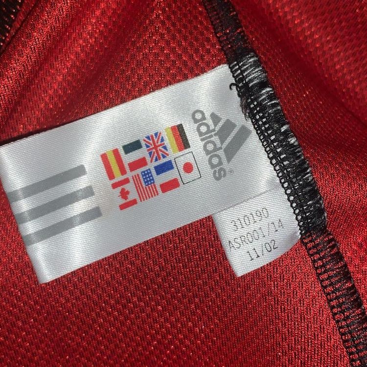 Real Madrid 2002/03 Adidas Goalkeeper Football Shirt Orange/Black XL Rare 6